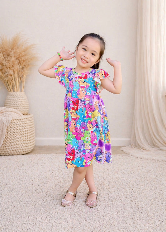 Rainbow care bears pearl dress