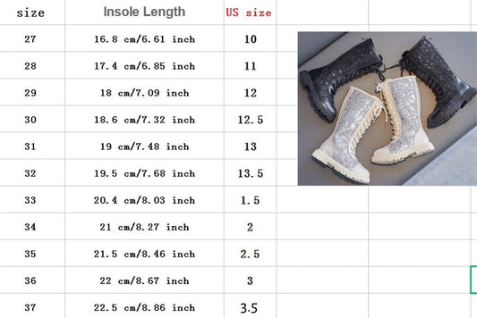PRE-ORDER Childrens Sparkle High Boots-(6/9)