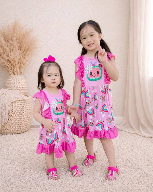 Pink Coco Twirl Dress