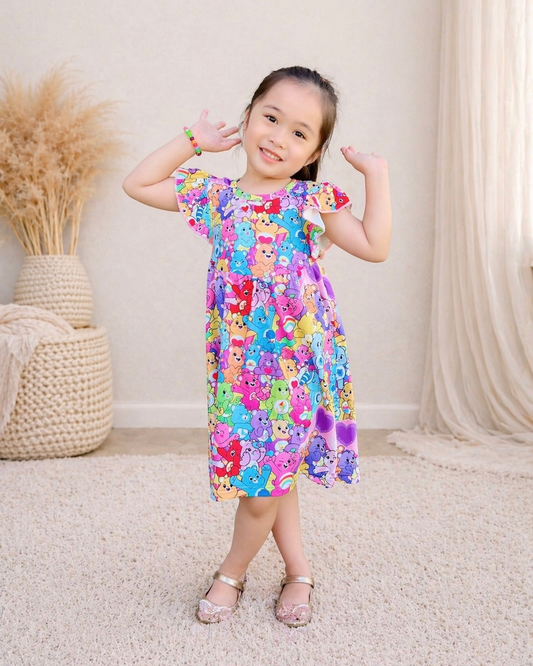 Rainbow care bears pearl dress