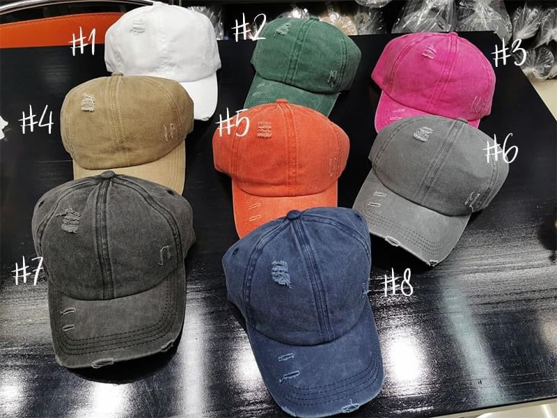 PRE-ORDER Women’s Distressed Hats-(7/3)