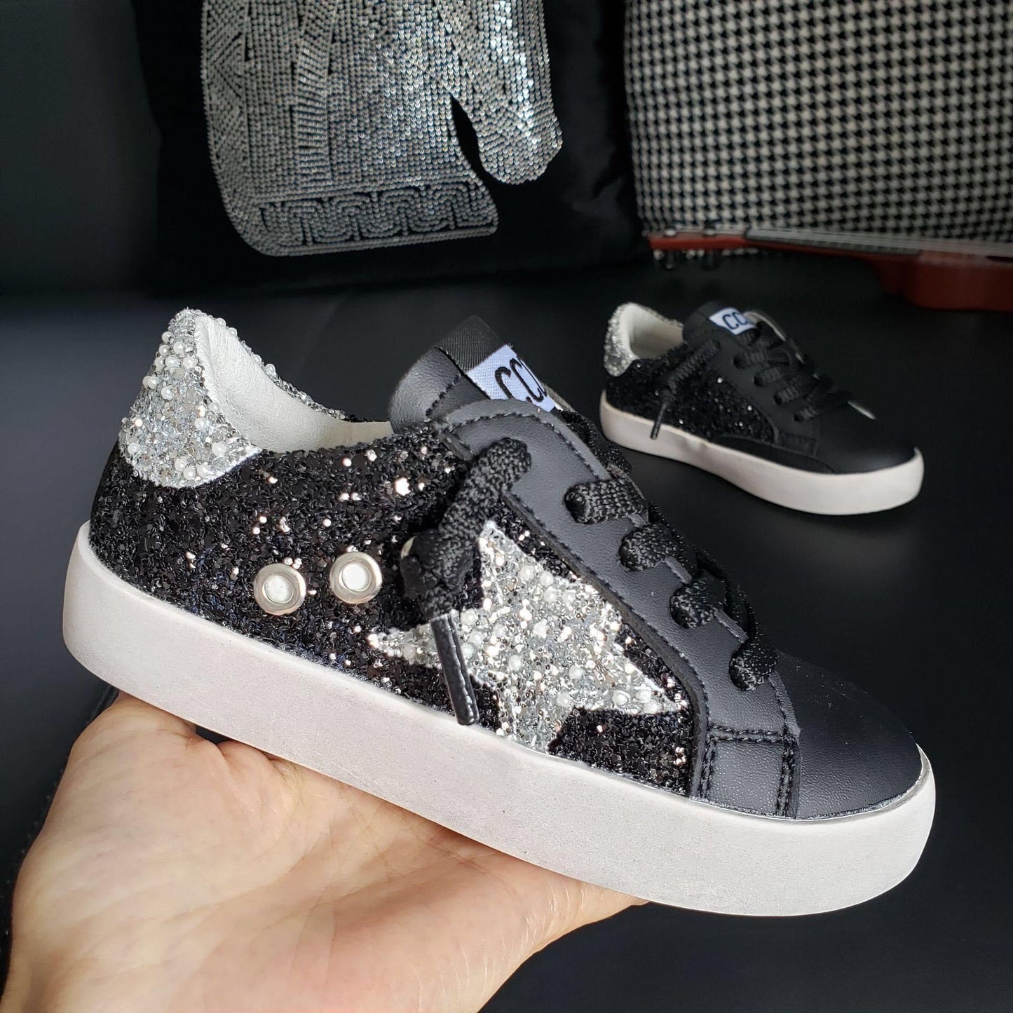 PRE-ORDER Girl’s Extra Sparkly Star Shoes-(3/1)